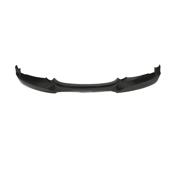 Ikon Motorsports Compatible with 07-13 BMW 1 Series E82 M Sport H Style Front Bumper Lip Matte Carbon Fiber