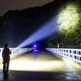 thumbnail image 6 of YiJuHui 1pcs Rechargeable LED Flashlight with Digital Display, 25W High Power, COB Floodlight, USB-C Fast Charging, 1200mAh Battery, for Outdoor Camping Hiking Emergency Work, 6 of 8