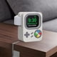 thumbnail image 1 of Soporte Del Cargador Soporte Del Cargador Soporte de cargador de consola de juegos 3D de silicona para Apple Watch Series 8 7 (blanco), 1 of 8