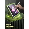 thumbnail image 5 of Mumba Ops Case for New iPad 9th/8th/7th Generation 2021/2020/2019, [Built-in Screen Protector] with [Kickstand] & [Pencil Holder], Full-Body and Drop-Proof Cover, Cyberpunk Style (CamoGreen), 5 of 6