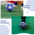 thumbnail image 3 of 12 Pcs Ballons de Baby-Foot pour Jeux de Football de Table en Blanc et Bleu avec Jouabilité Améliorée, 3 of 8