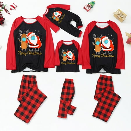 

Santa Loungewear Christmas Family Matching Pajamas Women Men Kids Sleepwear