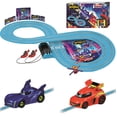 thumbnail image 1 of Pista de carreras de tragaperras Carrera First Batwheels con ruedas giratorias, 1 of 9