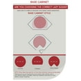thumbnail image 6 of Rev-A-Shelf 6472-32-15-52 32-Inch Polymer Kidney 2-Shelf Lazy Susan, Almond, 6 of 10