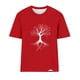 thumbnail image 4 of Tops Cortos para las Mujeres Blusas Impresas Manga Corta Cuello Redondo, Tops de Blusa para las Mujeres Primavera Verano Casual, 4 of 4