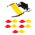 thumbnail image 4 of Escalera De Agilidad Para Entrenamiento De Fútbol, ​​correas De Nailon Y PP, Kit De Tren De Agilidad De Velocidad, Ligero Y De Larga Duración, Aumenta La Coordinación, 10, 4 of 7