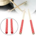 thumbnail image 6 of 2x Drumstick Grips Anti Slip Drumstick Wrap Percussion Instrument Accessories Drum Accessories Drumstick Tape for Professionals Drum Lovers Red, 6 of 8