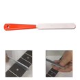thumbnail image 4 of Lima De Guitarra Traste De Guitarra De Acero Inoxidable Coronación Herramientas De Borde Doble Estrecho Lima Herramienta De Borde De Corte Doble Estrecho Con Mango De Goma Advancent EL009038-00, 4 of 6