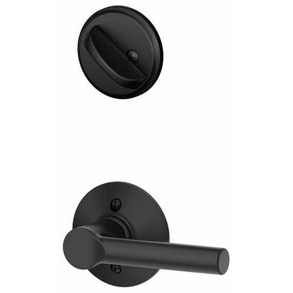 Schlage F59-Brw Broadway Single Cylinder Interior Pack - Black
