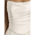 thumbnail image 4 of David’s Bridal, The Edit by DB Studio Women's Strapless Satin and Ball Gown Wedding Dress, Full Length, Tulle, 4 of 5
