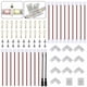 thumbnail image 1 of 54 uds. 3528/2835 8mm 2pin rgb led tira de luz conector kit de cable Afortunado Sencillez, 1 of 5