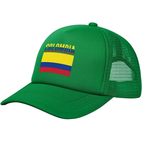 Colombian Gifts Colombia Country Flag Gifts Mesh Dad Hat Unisex Baseball Cap for Men Women Baseball Hats Summer Hats