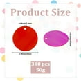 thumbnail image 2 of Paillettes Plates Rondes Rouges 50G en Vrac 20Mm Grande PVC Iridescent avec un Trou Applique Paillettes pour Couture Vêtements Danse Décoration Bricolage, 2 of 9