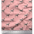 thumbnail image 1 of Soimoi Silk Fabric Great Dane Dog Decor Fabric Printed Yard 42 Inch Wide, 1 of 3