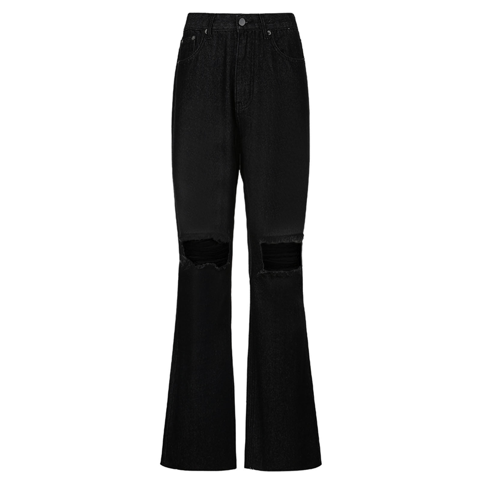 Baberdicy Ripped Baggy Jeans Trousers Pocket Pants Elastic Baberdicy Ripped Baggy Jeans Trousers Pocket Pants Elastic
