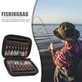 thumbnail image 4 of 16pcs Spinner Baits Señuelos de cuchara de lentejuelas de metal con estuche de transporte de EVA de carcasa dura, 4 of 8