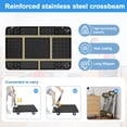 thumbnail image 5 of Wedyvko Platform Cart | Steel Plate Moving Dolly Push Hand Folding Truck 2000lbs Foldable | 35*22.8*33 in | Black, 5 of 7