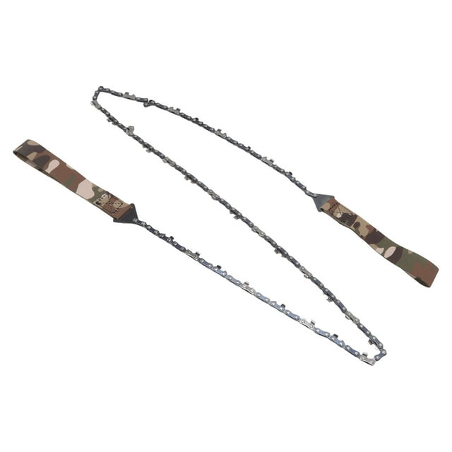 Hand Chain Saw, Camouflage Cloth Handle Portable Survival Chain Saw For Camping