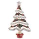 thumbnail image 1 of 1 broche de árbol de Navidad con diamantes de imitación para el pecho, accesorio decorativo para disfraz., 1 of 8