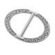 thumbnail image 1 of Clip Elegante de La Hebilla Del de La Bufanda Del Rhinestone Del Cristal de Las Mujeres para La Decoración Del, 1 of 5