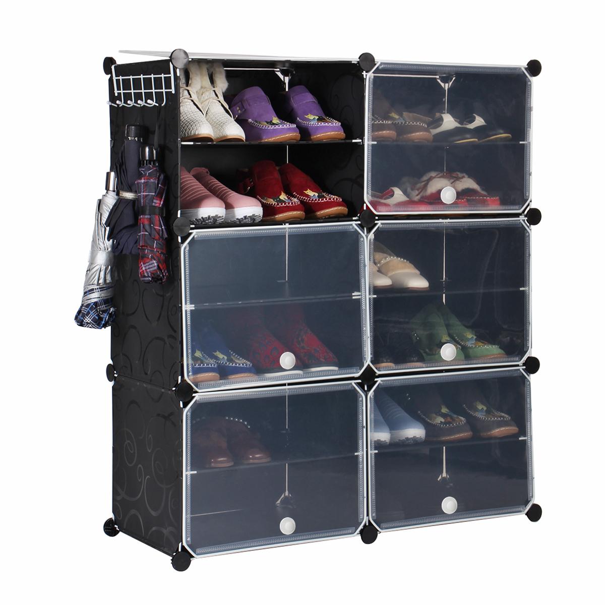 1pc, 6-Tier Large Capacity Shoe Rack For More Than 20 Pairs Shoe, With  Topper Storage Shelf, Plastic Shoe Rack For Living Room Entrance Dormitory,  Spa