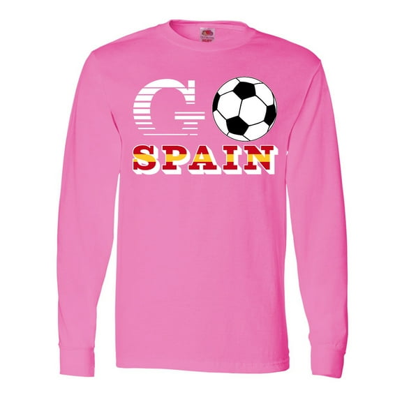 Inktastic Go, Spain Soccer, Football Long Sleeve T-Shirt