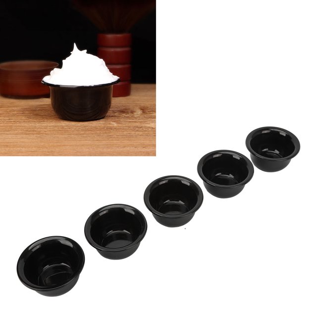 Tazón De Jabón Para Barba, Superficie Brillante Segura Portátil, 5 Piezas, Tazón De Crema Para Barba Duradero, Ahorro De Espacio Para El Hogar