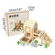 thumbnail image 4 of Rompecabezas infantil de madera para la primera infancia: construcción de casas con bloques de madera. Juego de construcción con piezas de madera., 4 of 9