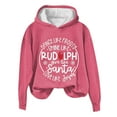 thumbnail image 2 of Aujourd'hui Réduction! Aqestyerly Grande Taille Christmas Tops Femmes Noël Imprimé Col Rond à Manches Longues Top Ample Pull, 2 of 3