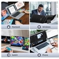 thumbnail image 6 of Laptop Screen Extender Monitor - 14" FHD 1080P IPS Triple Portable Monitor for Laptop Build-in Stand HDMI/USB-A/Type-C Plug and Play Compatible with Windows/Mac/Android/Switch/PS5, 6 of 6
