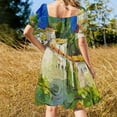 thumbnail image 4 of Greek Islands Dress prom clothes dresses with long sleeves women's fashion dresses, 4 of 6