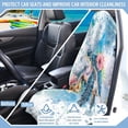 thumbnail image 3 of KUIFORTI Turtle Flower Car Seat Cover Protector Front Seats for Cars, Trucks, SUVs Soft Car Sport Towel Seat Cushion Waterproof for Gym Workout Beach Hiking, 3 of 7