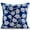 Royal Blue, variant on Custom Pillow Case, Dark Brown Shams, Green Sequins Leaf Botanical Pillow Shams, 24x24 inch (60x60 cm) Pillow Sham, Square Silk Shams, Floral Pillowcases, Tropical - Tulip Tropicava