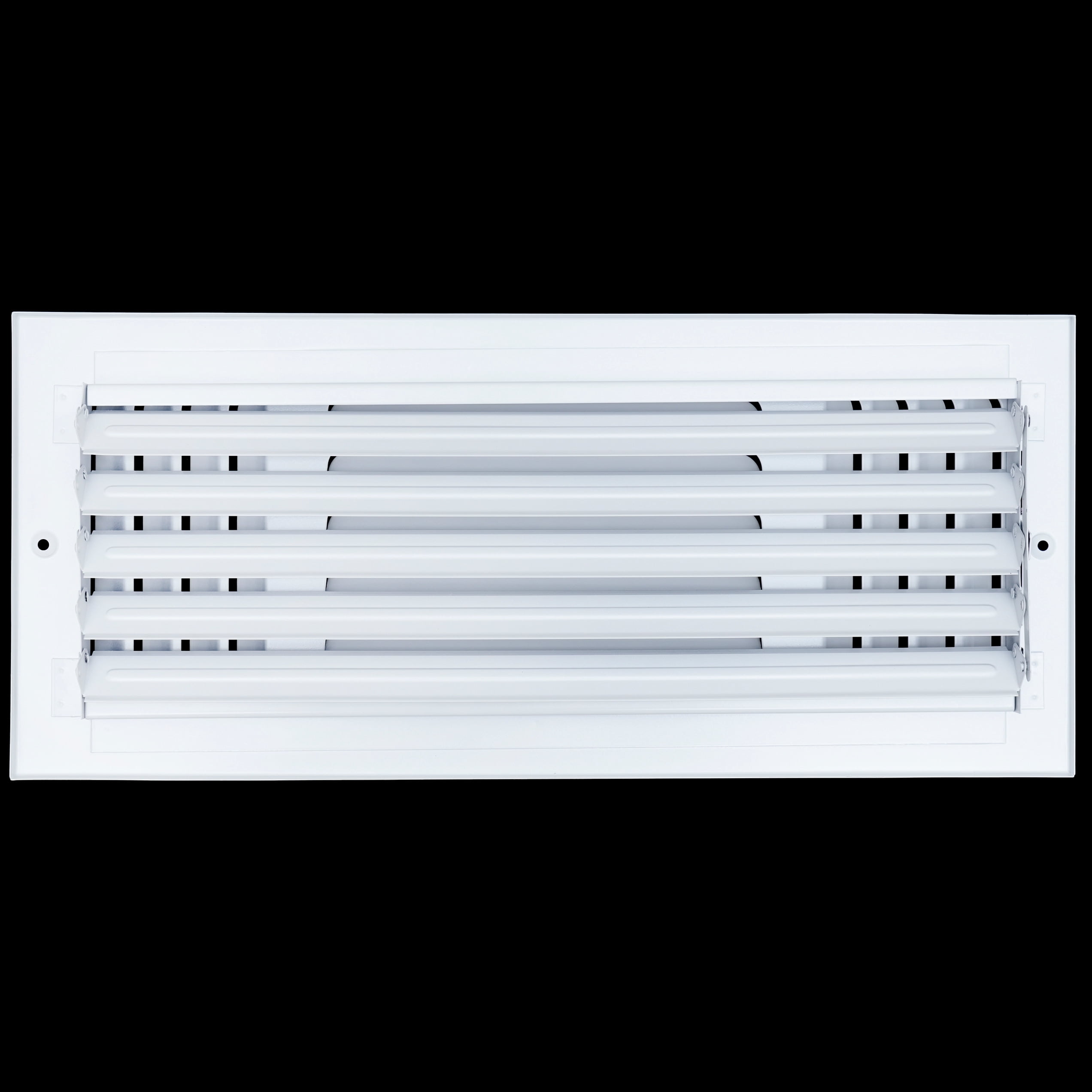 Fits 16x6 Duct Opening 3 WAY Fixed Curved Blade Air Supply Diffuser by Handua | Register Vent Cover Grill for Sidewall and Ceiling | White | Outer Dimensions: 17.75" X 7.75"