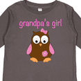 thumbnail image 4 of Inktastic grandpa's girl - owl Girls Long Sleeve Toddler T-Shirt, 4 of 5