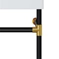 thumbnail image 6 of Modway Redeem 24" Wall-Mount Stainless Steel Bathroom Vanity in Black/White, 6 of 7