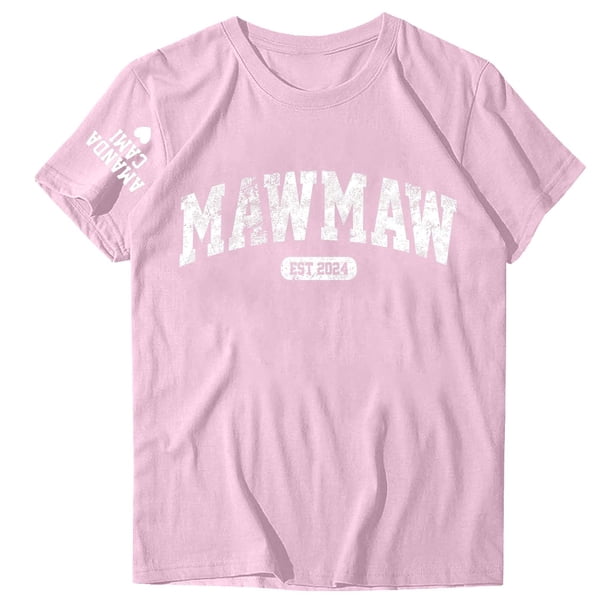 Blusas de Manga Corta para las Mujeres Divertida Impresión Cuello Redondo Camiseta Vintage, Blusas de Primavera para las Mujeres