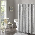 thumbnail image 1 of Raina Rideau de Douche Imprimé Métallique 72x72 Pouces/gris, 1 of 6