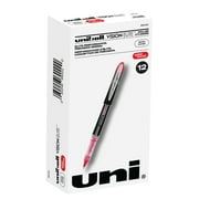 Angle View: Uni-Ball Vision Elite Rollerball Pen, Refillable, 0.5mm, Red Ink - Lot of 12