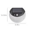 thumbnail image 3 of 5 Pcs Solar Powered Street Light IP65 Waterproof Outdoor Motion Sensor LED Flood Light 1200mAh Battery for Parking Lot Driveway Garden Yard Security Lighting, 3 of 9