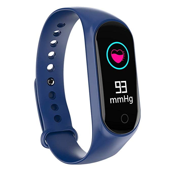 M4 Smart Watch Fitness Tracker with IPS Color Screen, Waterproof Activity Watch with Heart Rate