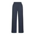 thumbnail image 4 of Kelon Yoga Pants, Yoga Pants Women Wide Leg Pants with Pockets Stretch Loose Casual Lounge Sweatpants Petite/Regular/Tall, 4XL, 4 of 7