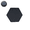 Black, variant on Hexagon Plastic Stepping Slab for Garden Pathways and Outdoor Walkways, Durable and Weather-Resistant Decorative Paver for Landscaping and Yard Design