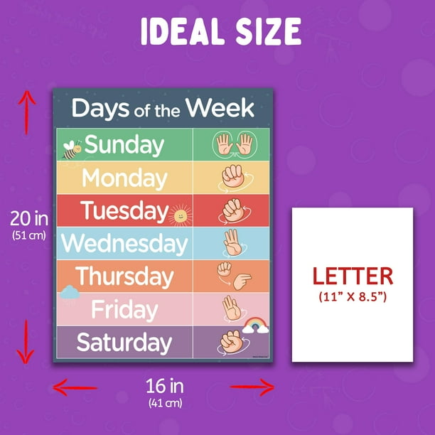 sign-language-posters-for-classroom-4-pack-includes-colors-days-months-and-weather-walmart-business-supplies