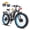 Blue, variant on KAIJIELAISI Electric Bike for Adults Dual Motor AWD Mountain Electric Bicycles 52V 26AH Removable Lithium Battery, 26" 4.0 inch Fat Tire Ebike E-Bike for Adults UL2849.
