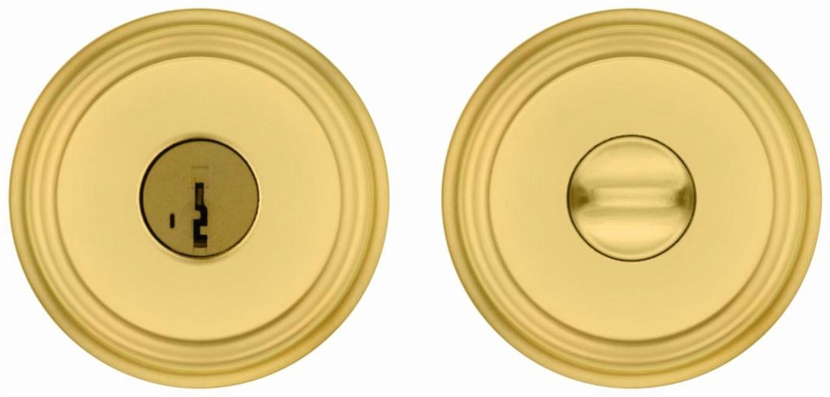 Kwikset 740SOK-4S Sora Single Cylinder Keyed Entry Door Knob Set - Brass