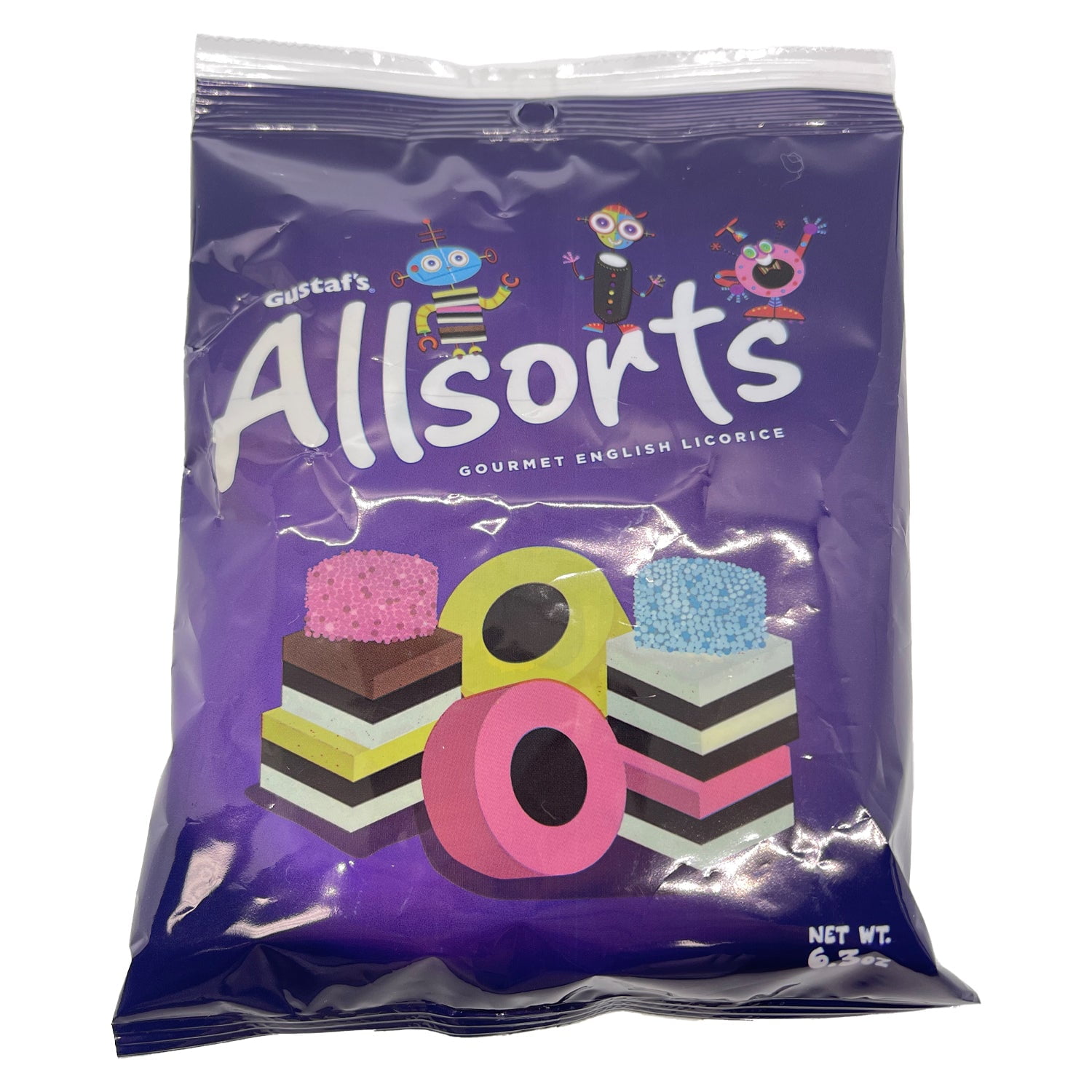Gustaf's Licorice Allsorts Bag 6.4 oz