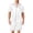 U8-White, variant on Men Satin Silk Pajamas Sets Short Sleeve Sleepwear Button-Down Shirt and Shorts Two-Pieces PJs Sets Loungewear with Pockets,White XL