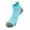 Sky Blue, variant on Boys Girls Cushioned Anti-Slip Running Socks Breathable Terry Sole Athletic Ankle Socks for Training Marathon Green Size M
