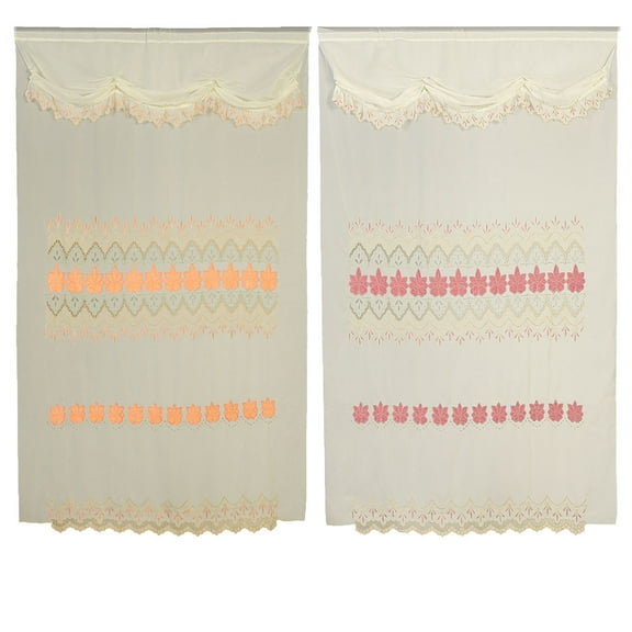 Peach Pink Living Room Decor Satin Sheer Window Curtain Drapes Panels 60x90"